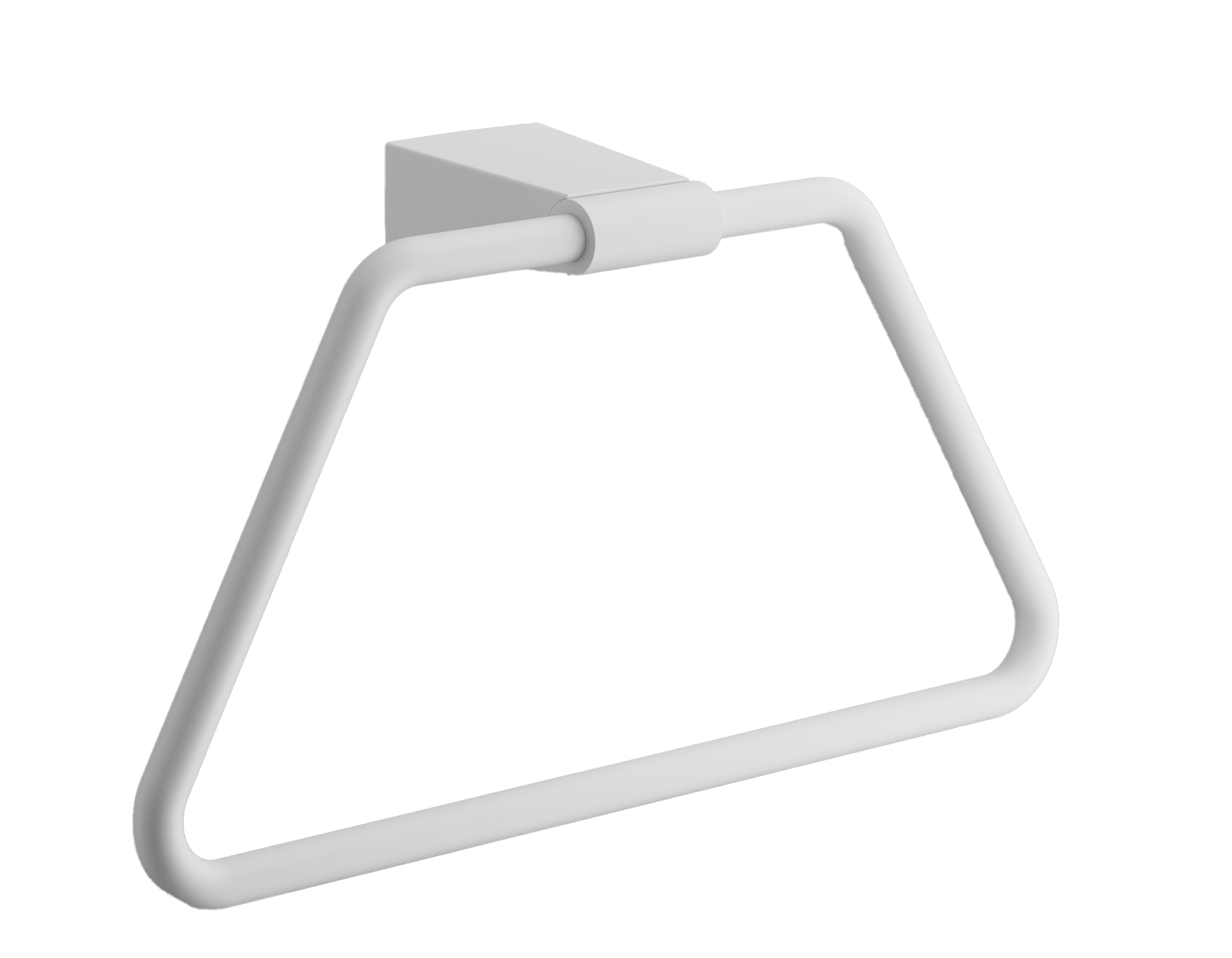 Держатель для полотенец, трапеция, белый, B91504
